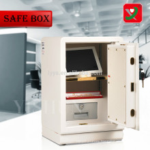 Top loading drop safe with electronic lock